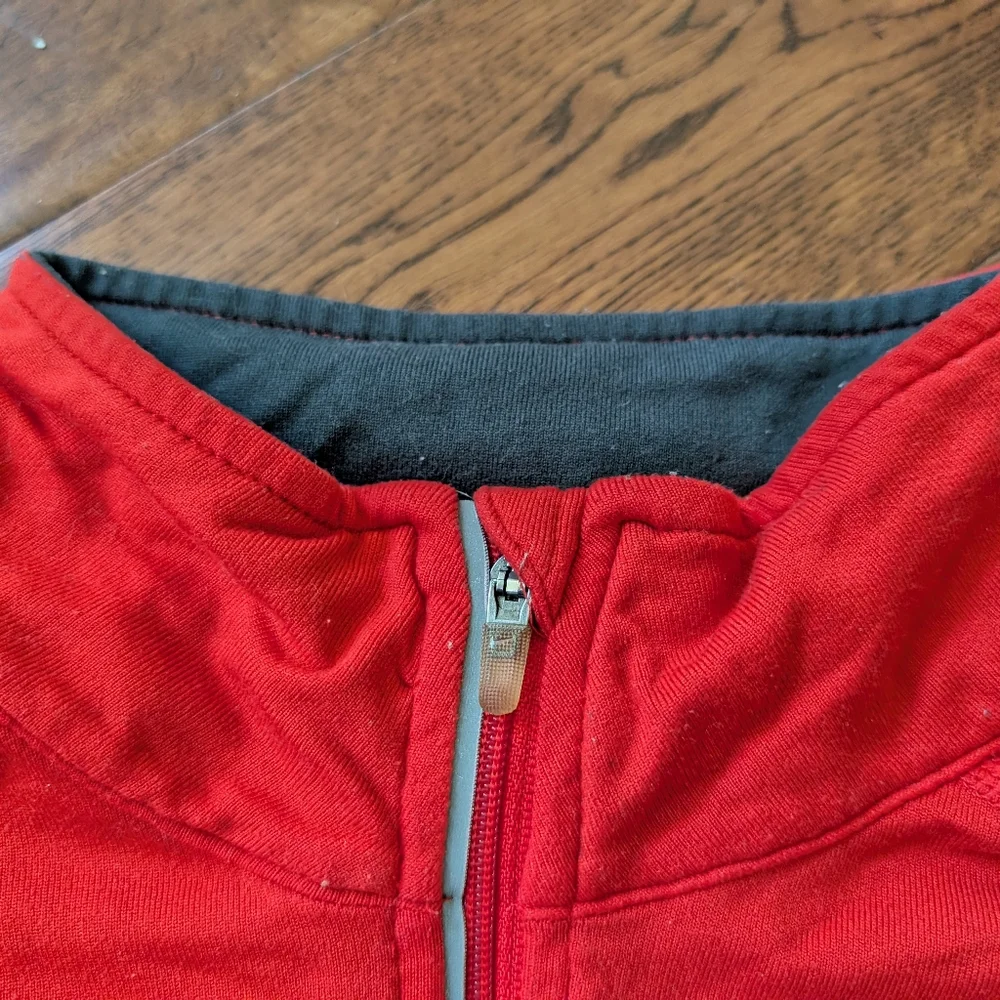 Ladies Nike Dri-fot 1/4 Zip Long Sleeve Pullover Lightweight Layer Shirt Size M - Picture 5 of 7